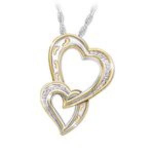 18K Golden Beach Footprint Pendant Necklace